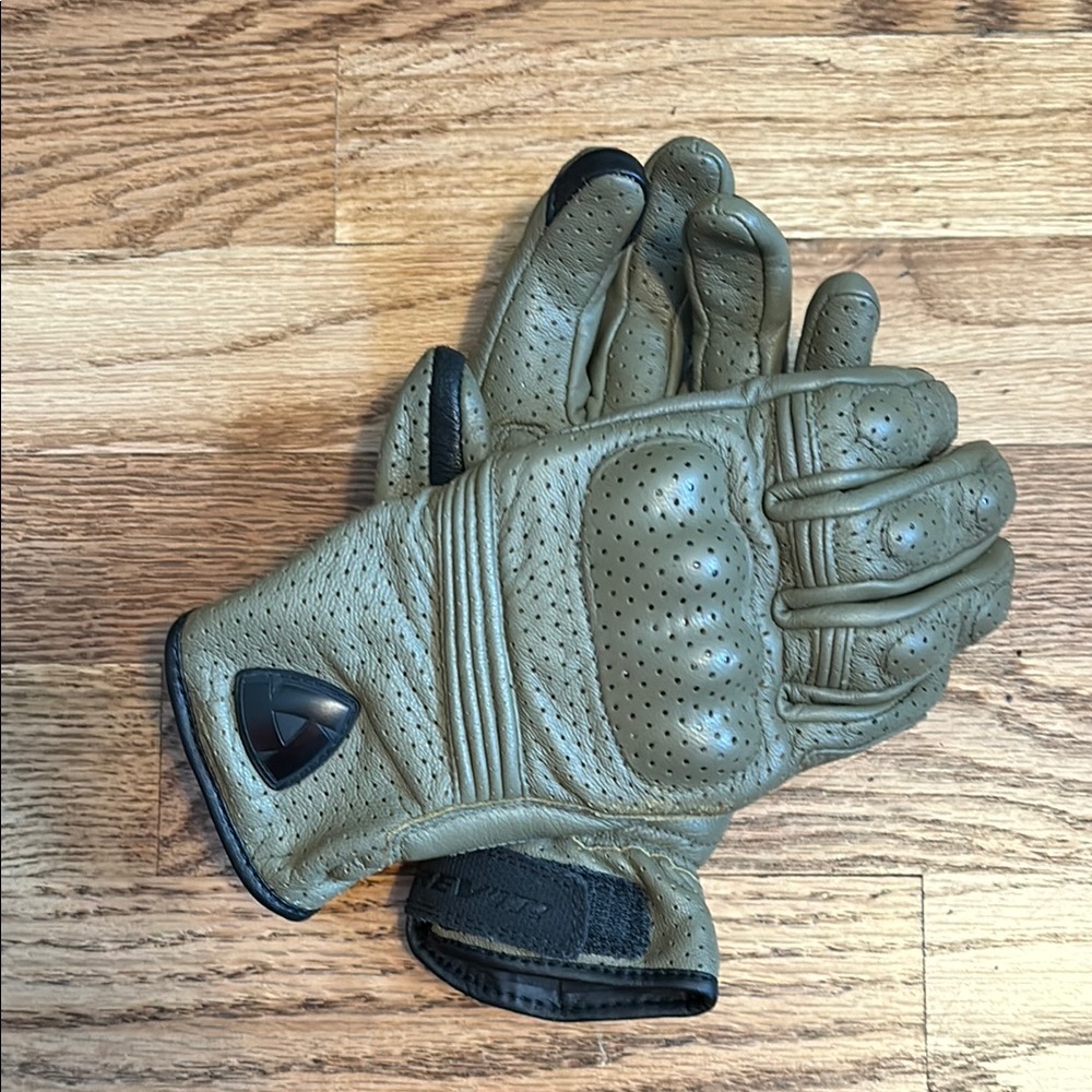 REV’IT! Olive Green Motorcycle Gloves
